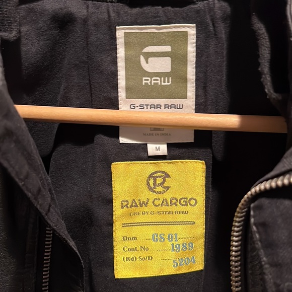 G-Star RAW leather jacket. Raw cargo line. - Picture 4 of 9